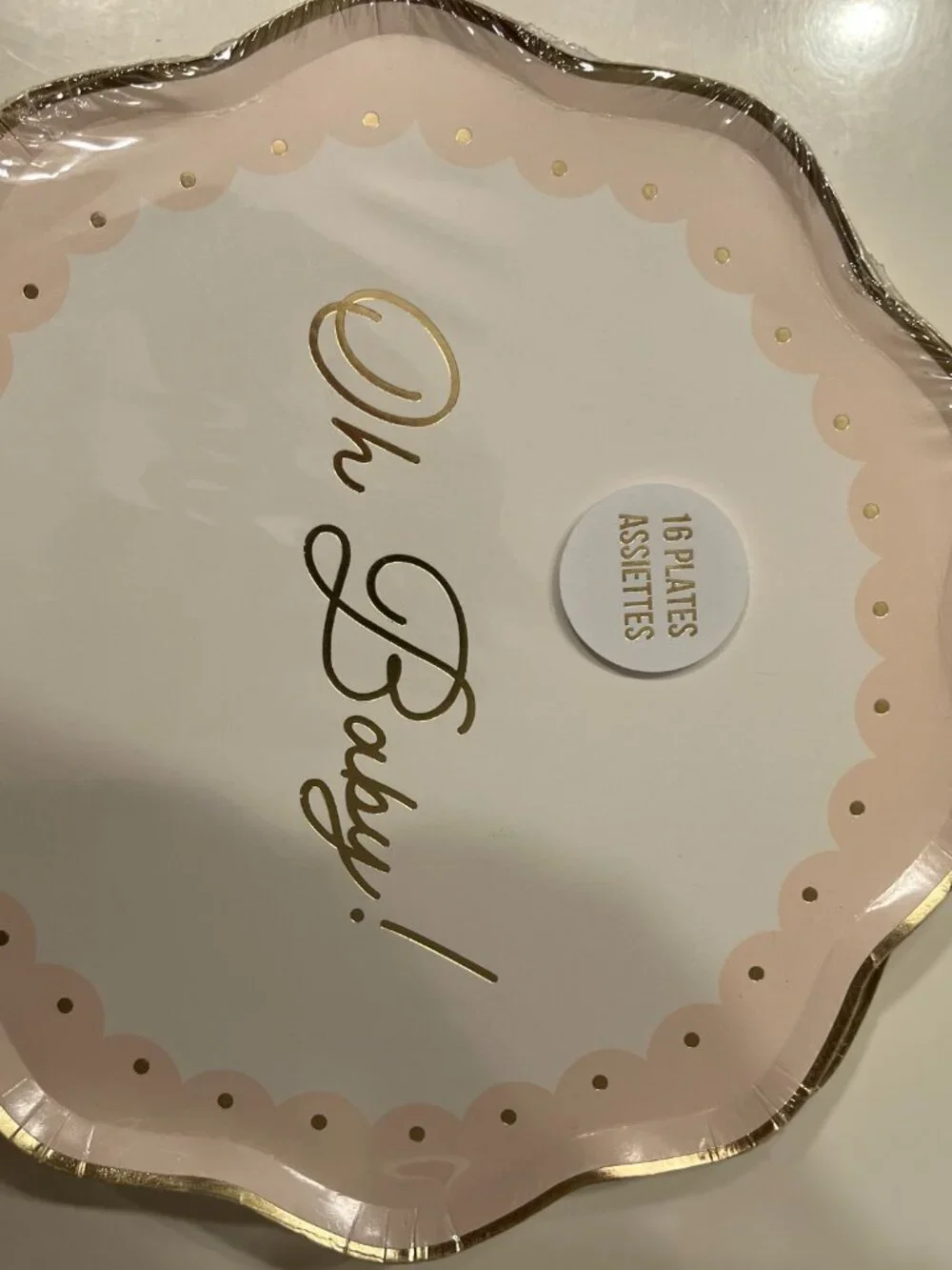 Baby Shower Party Supplies for Girls (Plates and napkins) NWT (p/s/x)